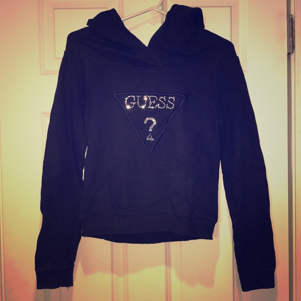 Guess navy blue sweatshirt